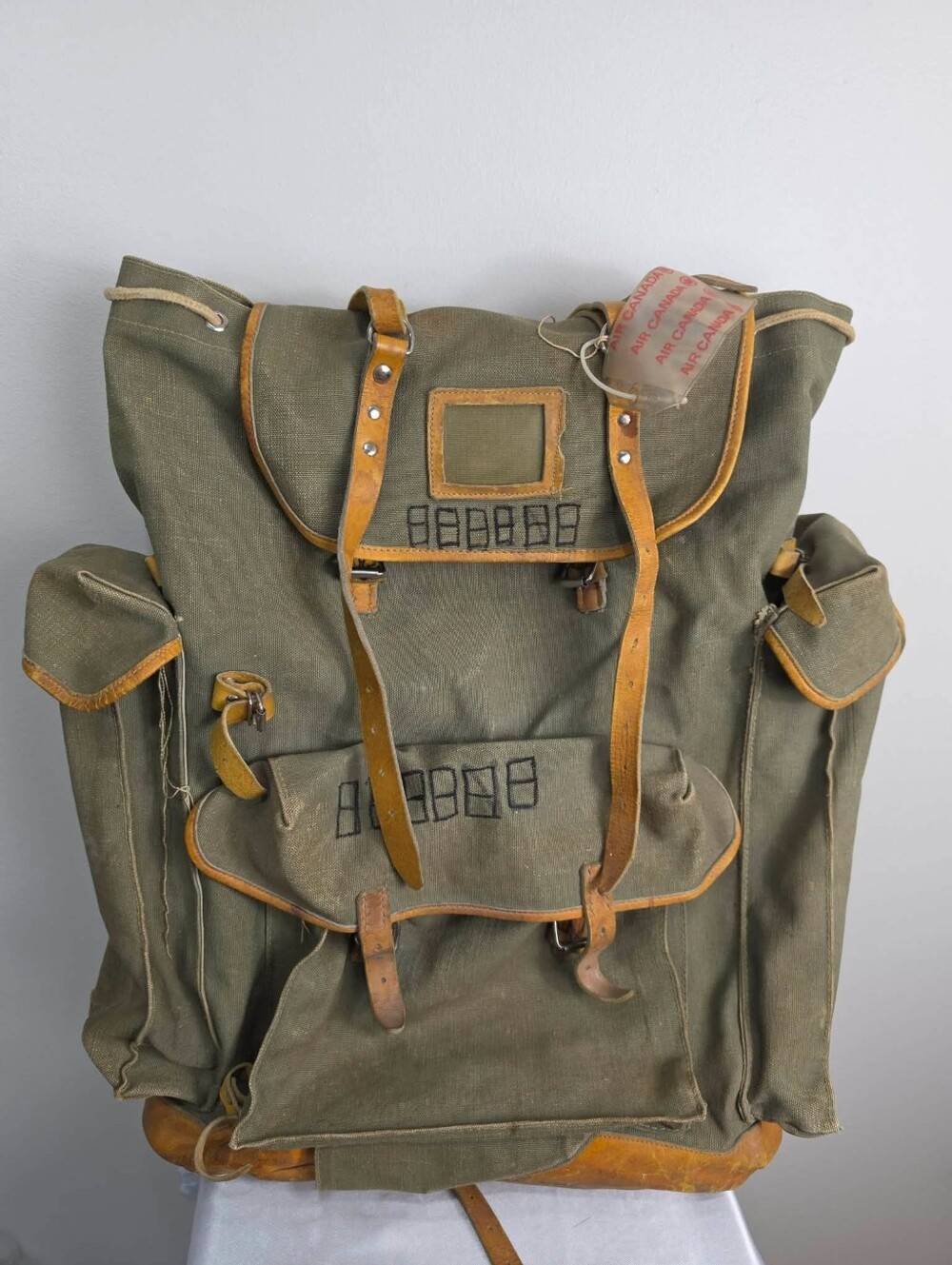 Vintage 1950s French Foreign Legion / Army Backpack Rucksack